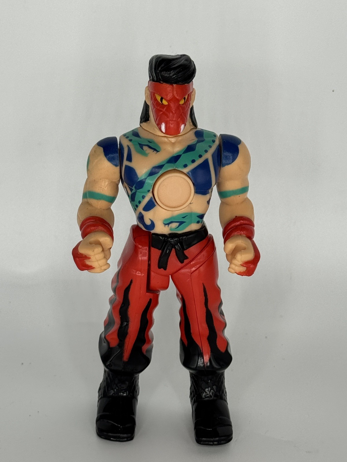 VTG Karate Fighters Dragon Kick Tattoo Terro Action Figure Milton Bradley