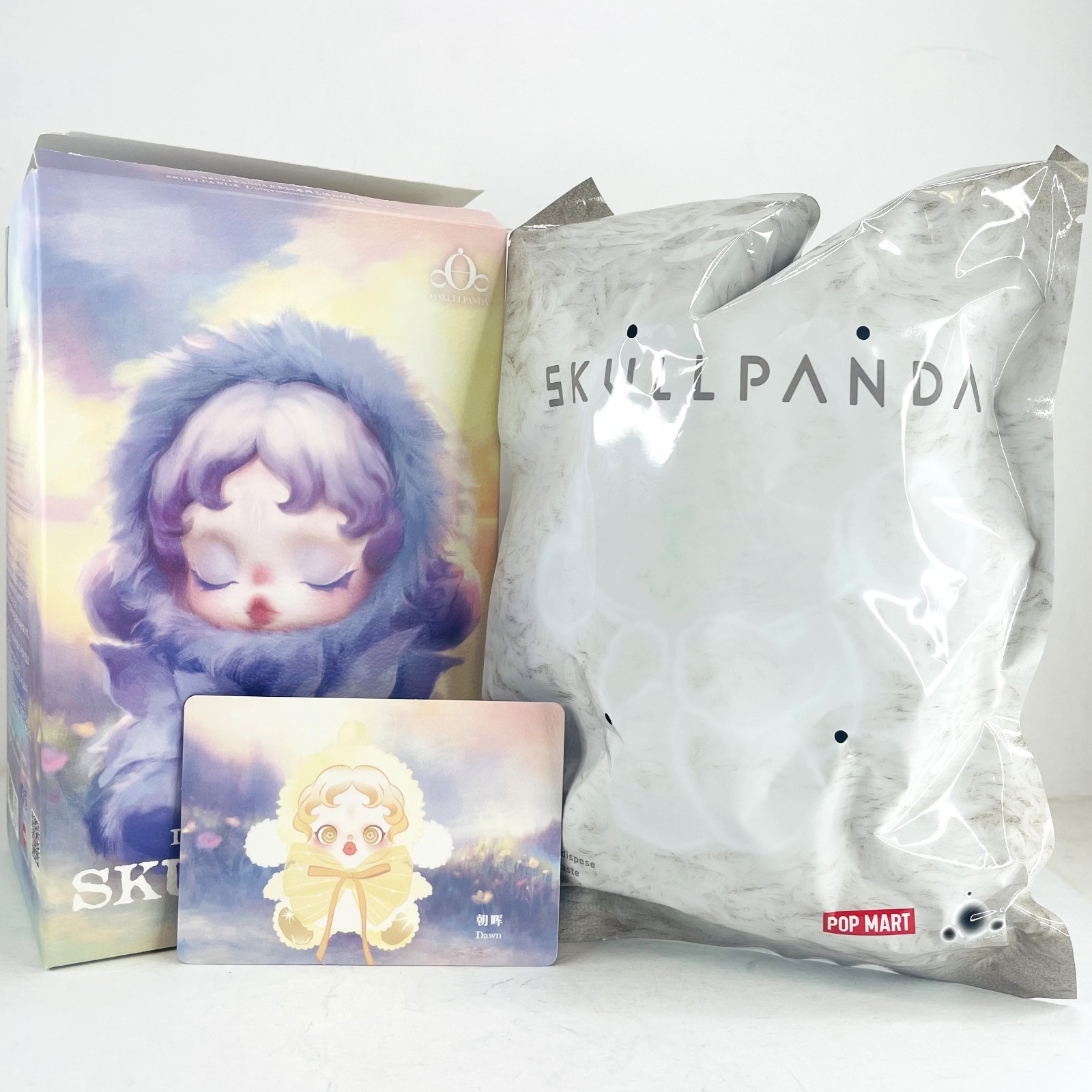 POP MART x Skullpanda L&rsquo;impressionnisme Plush Doll Confirmed Figure Toy – Dawn