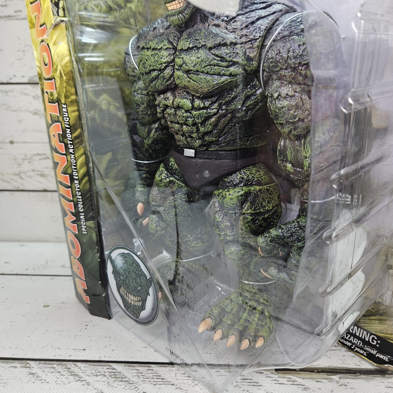 Diamond Select Marvel Select Abomination 2019 8.5&Prime; Action Figure Box Damage Read