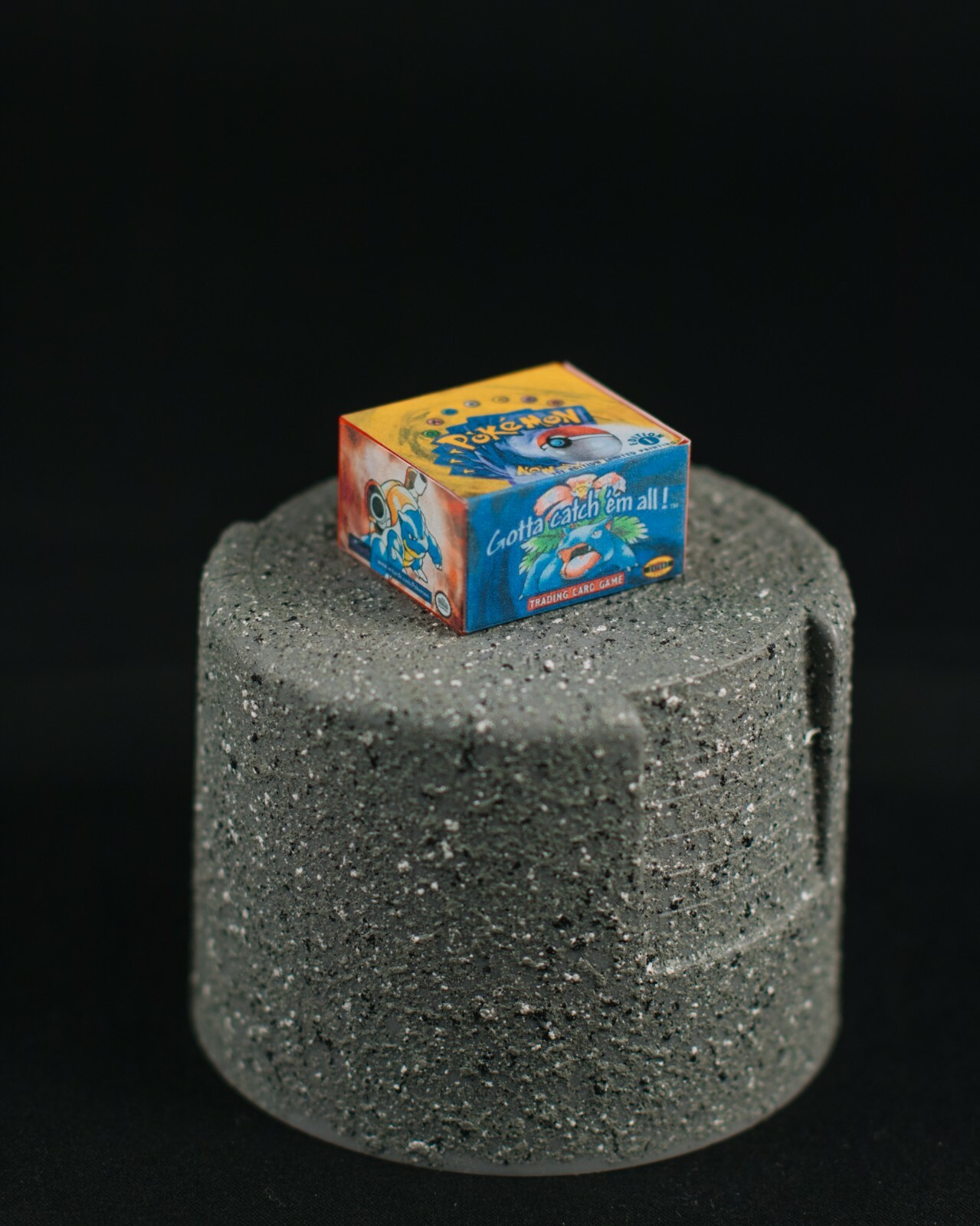 MINIATURE Pokemon First Edition Box Set Accessory for Action Figures/Dollhouse
