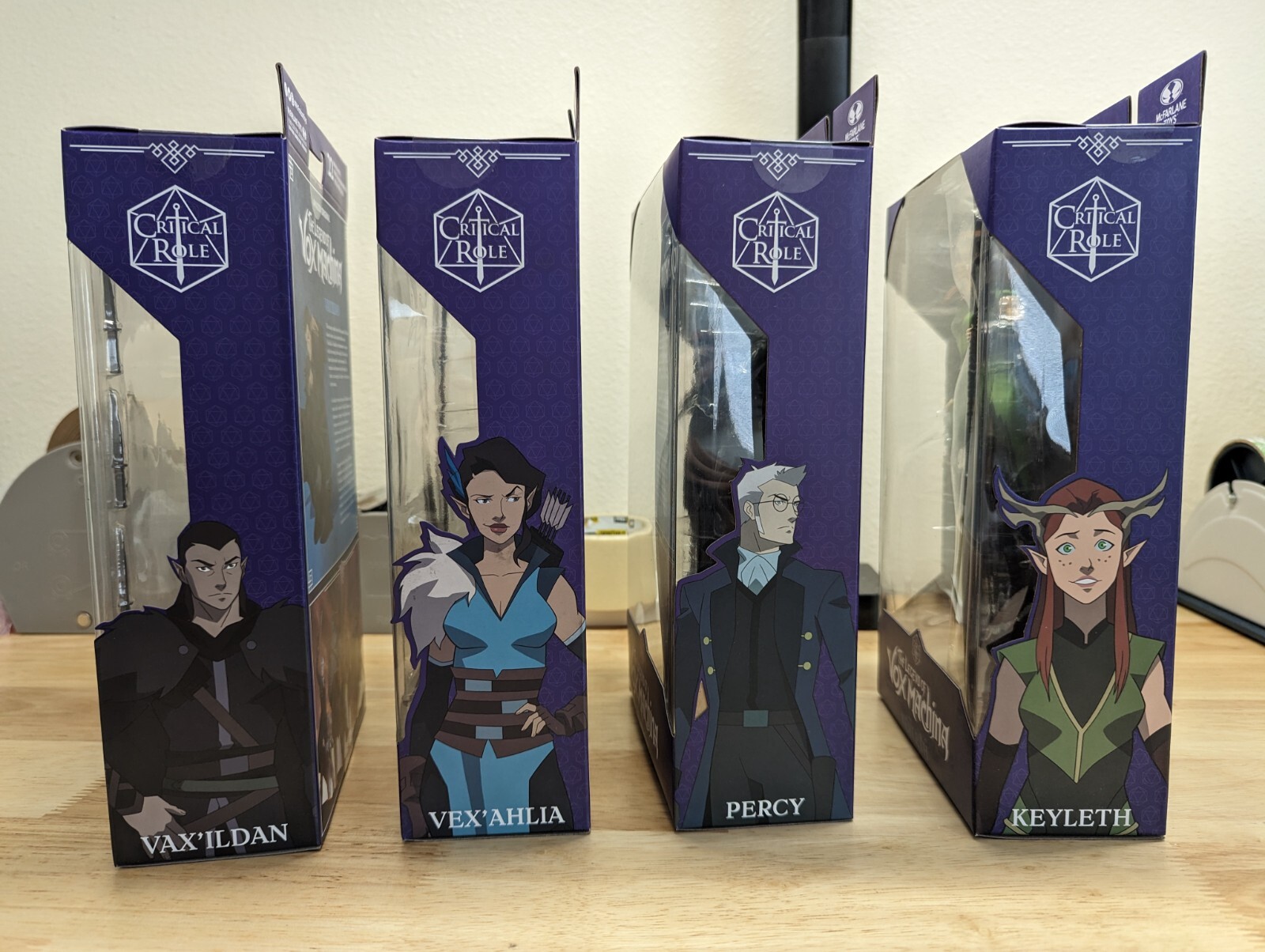 McFarlane Critical Role 7&Prime; Action Figure Lot of 4 Legend of Vox Machina NEW