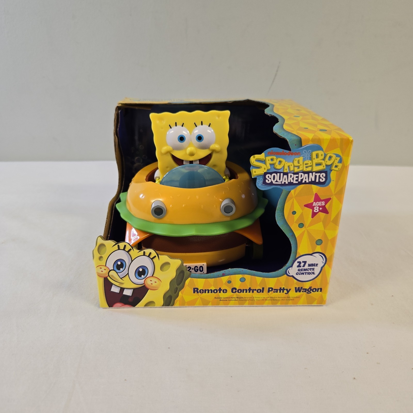 SpongeBob SquarePants Patty Wagon 5.5&Prime; Remote Control Collectible Vehicle NEW