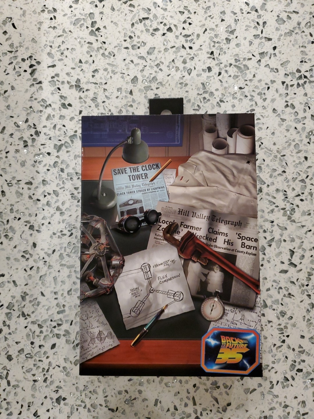 NECA Back To The Future 35 Exclusive Ultimate Doc Brown New Factory Sealed