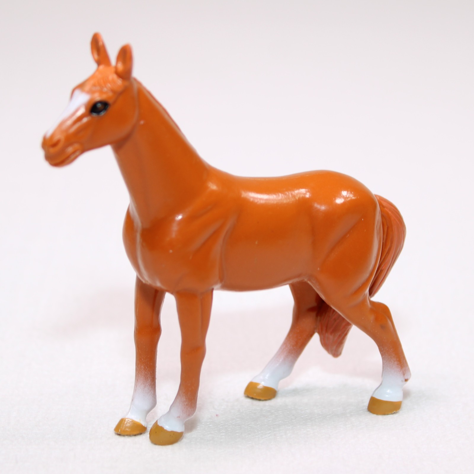 Horse Animal Toy Light Brown Mare PVC Action Figure 3.5&Prime; Unbranded