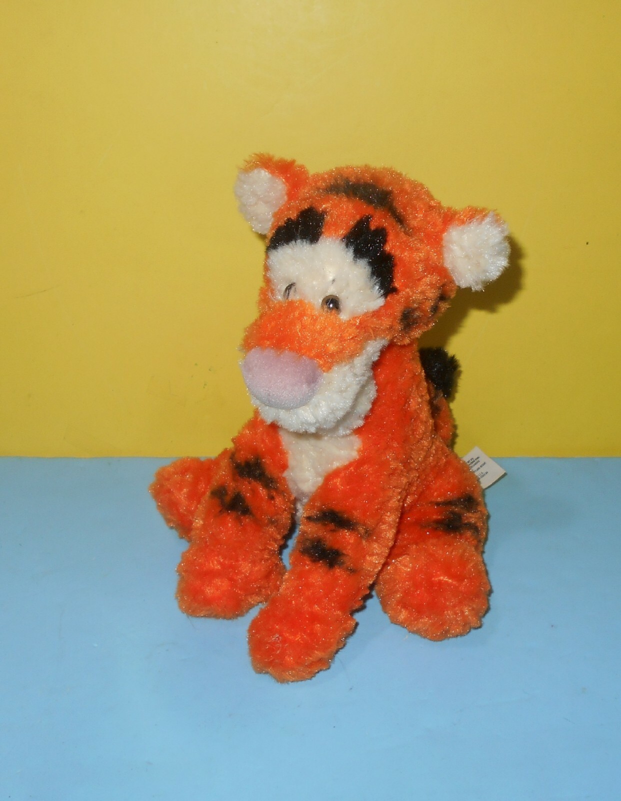 Walt Disney World Plush Tigger 8&Prime; Orange Stuffed Animal Lovey Souvenir Toy
