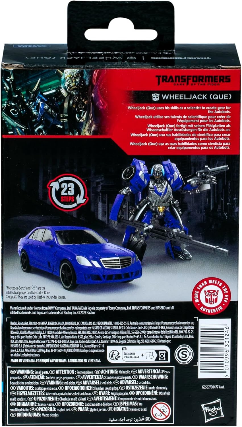 Transformers Studio Series Deluxe Class Dark of the Moon Wheeljack (Que) Action