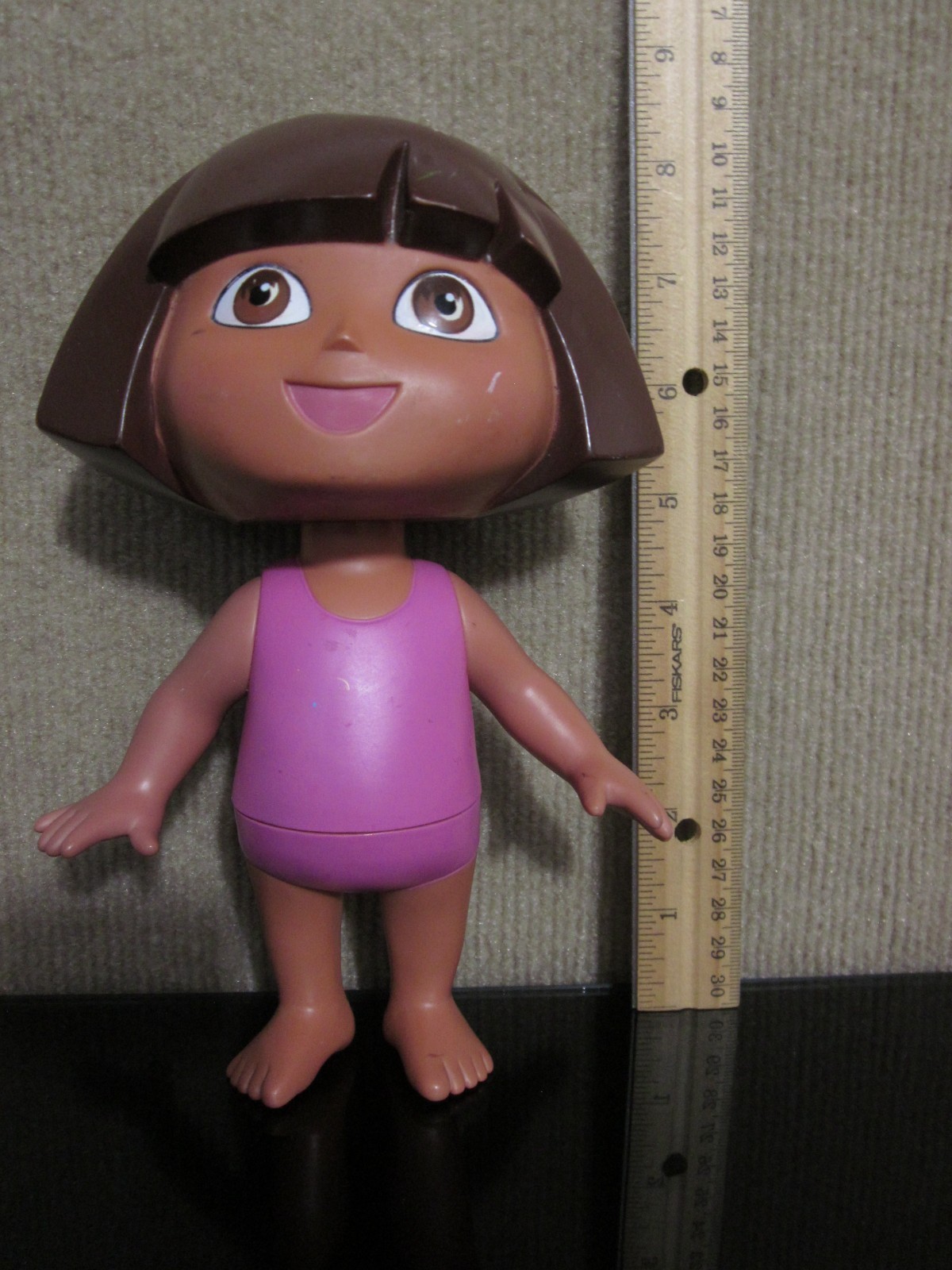 2002 Mattel Dora The Explorer Bath Time Splash Around Doll Hard Plastic 7.5&Prime;