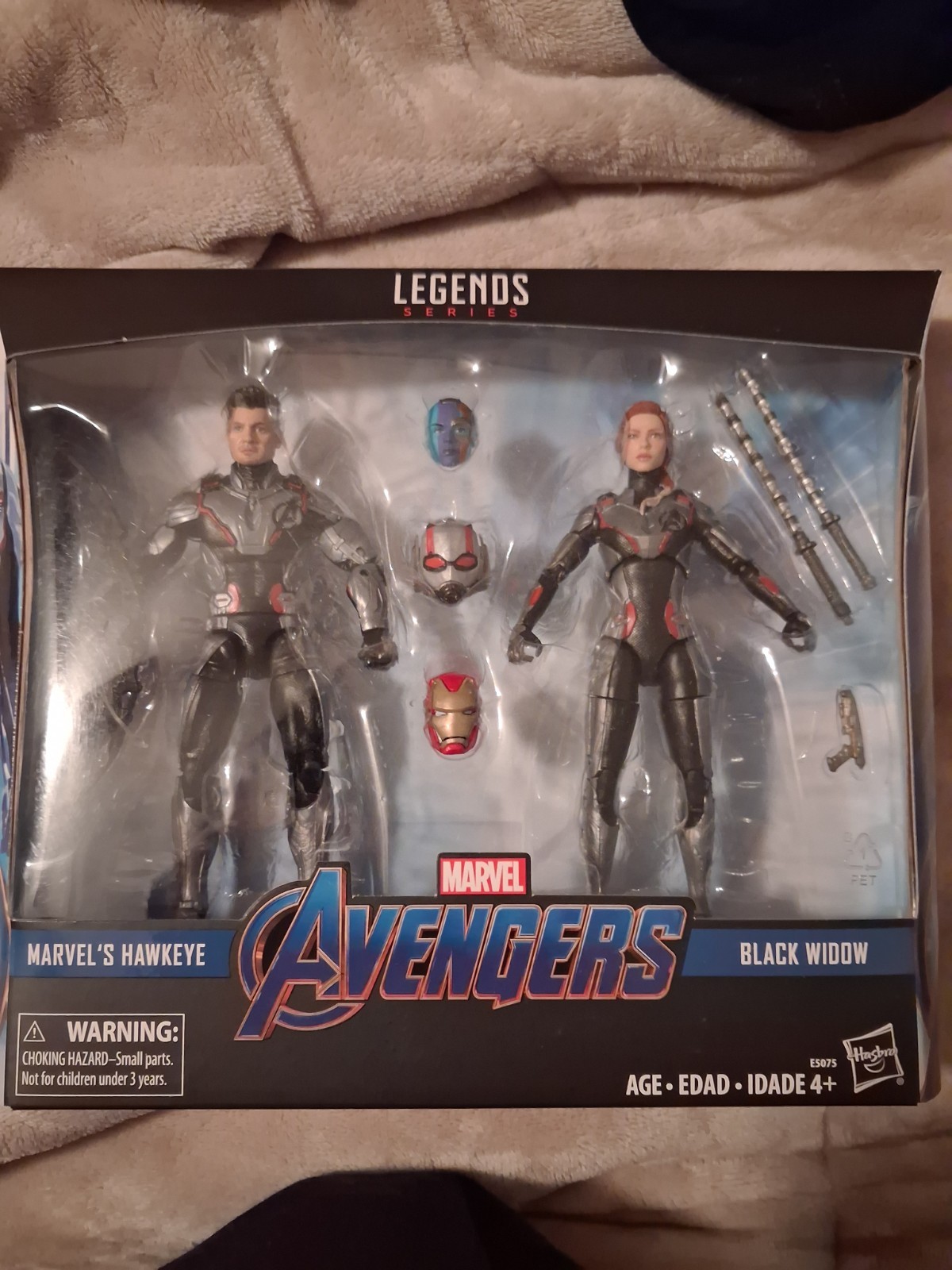 Hasbro Marvel Legends Avengers 4 Hawkeye & Black Widow 6 inch Action Figure