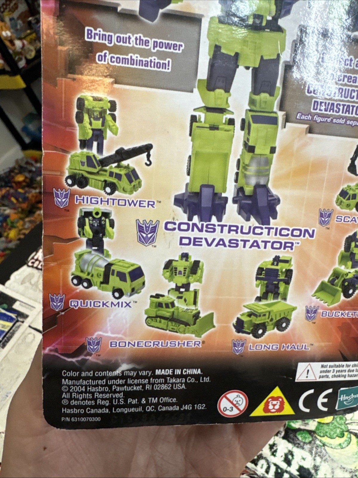 Transformers Universe Constructicon Scavenger – new, unopened! 2004