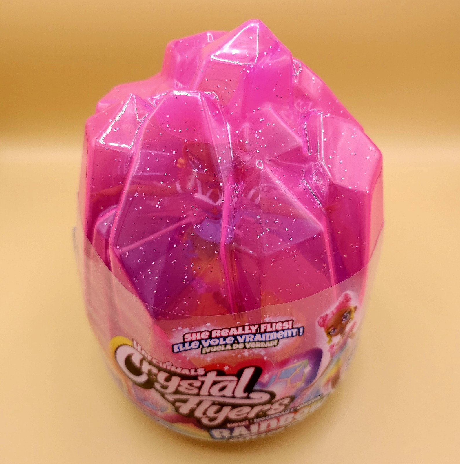 Hatchimals Crystal Flyers Rainbow Glitter Idol Flying Toy Lights Magical Sealed