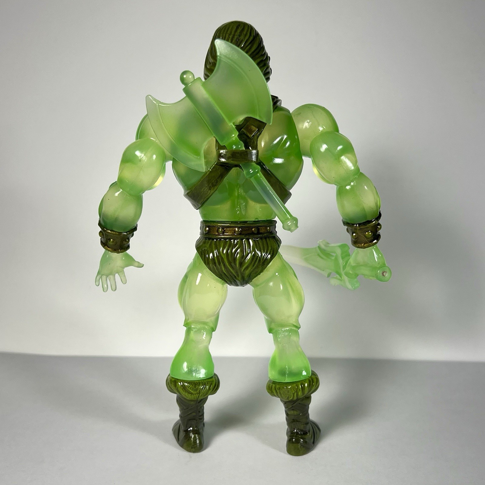 BOTC Custom Slime Pit Dude Transparent Resin Action Figure Prototype MOTU Heman