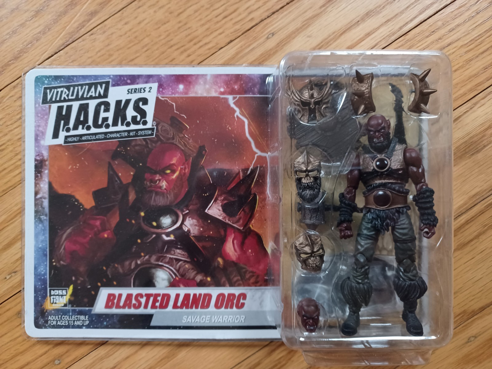 Vitruvian H.A.C.K.S. « Blasted Land Orc » by Boss Fight mint in box!