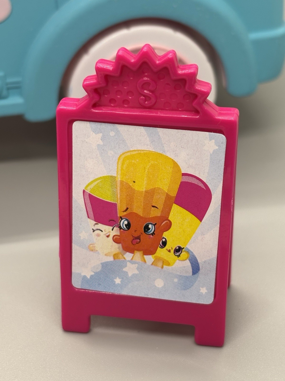 Shopkins Glitzi Ice Cream Truck Playset Food Fair Moose Toys Incomplete