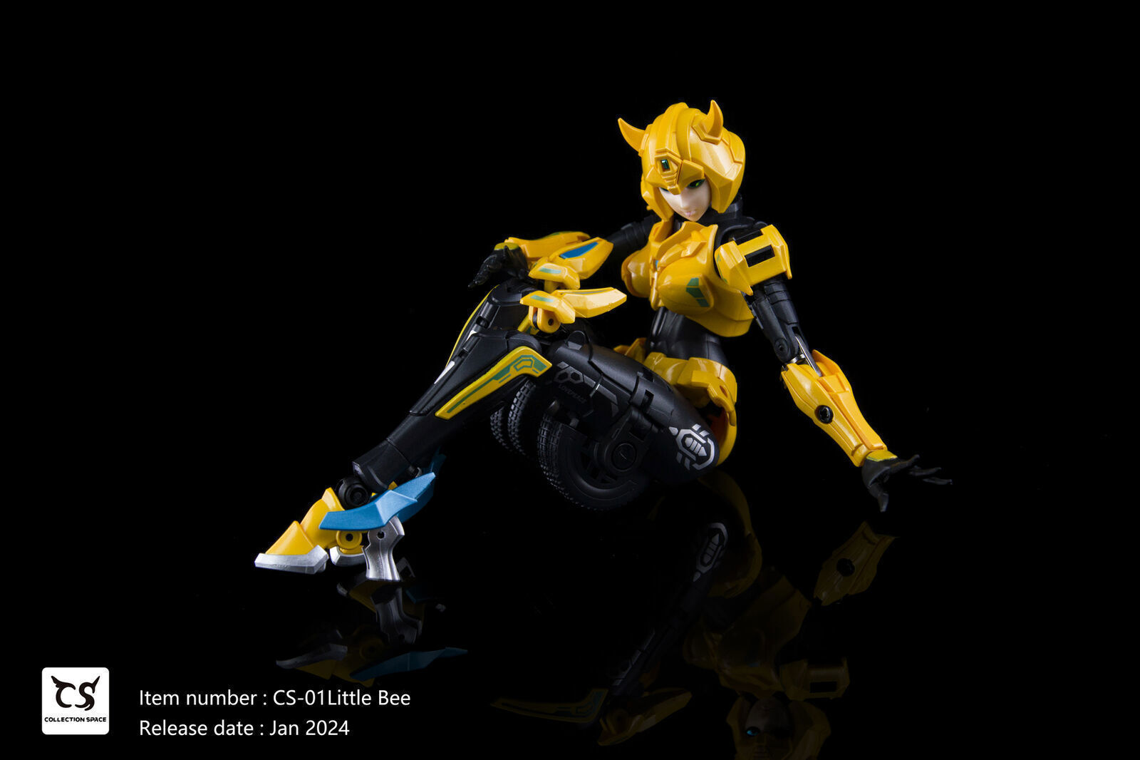 CollectionSpace CS-01 Transforms Bishoujo Little Bee Mecha Girl Figure Gift