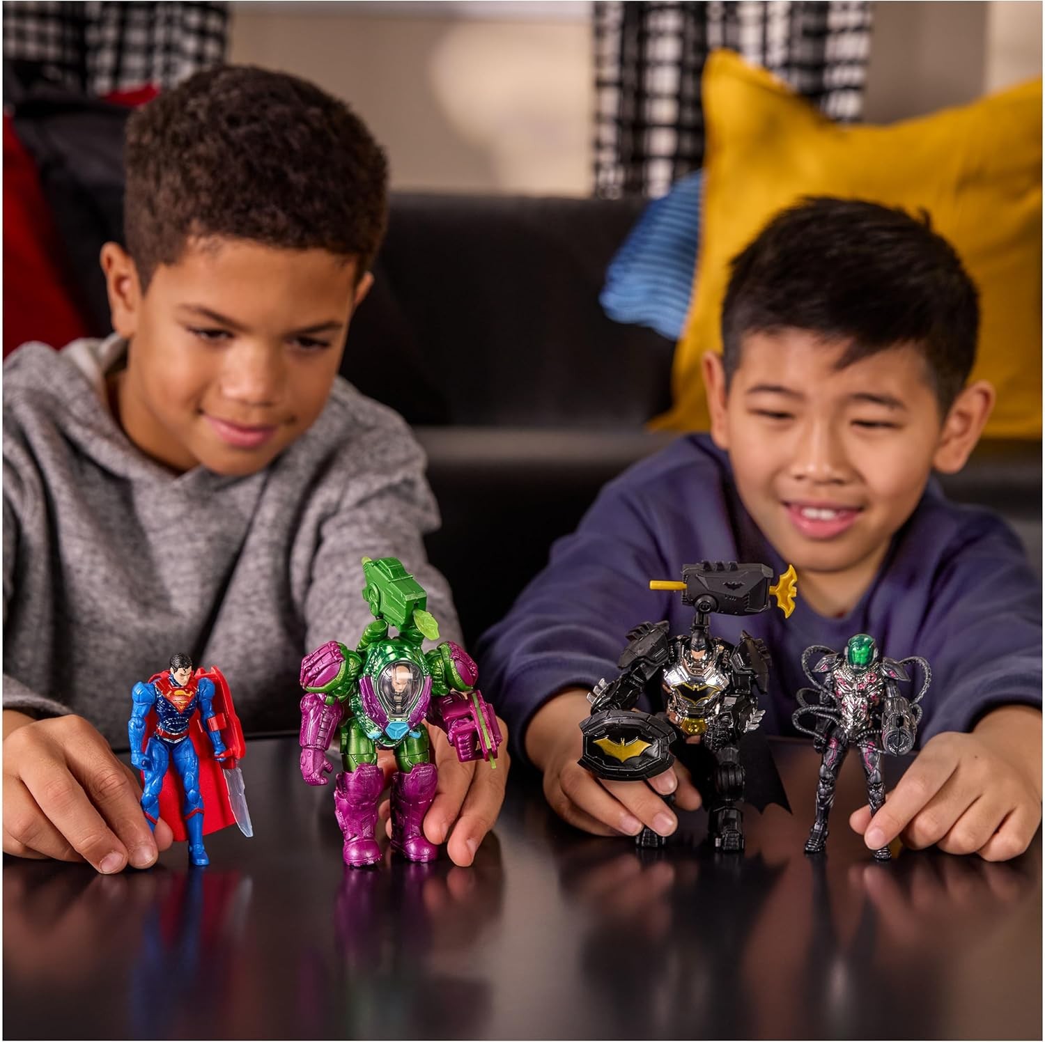 DC Comics, Metal Force Team Up Brainiac and Lex Luthor vs Batman and Superman Se