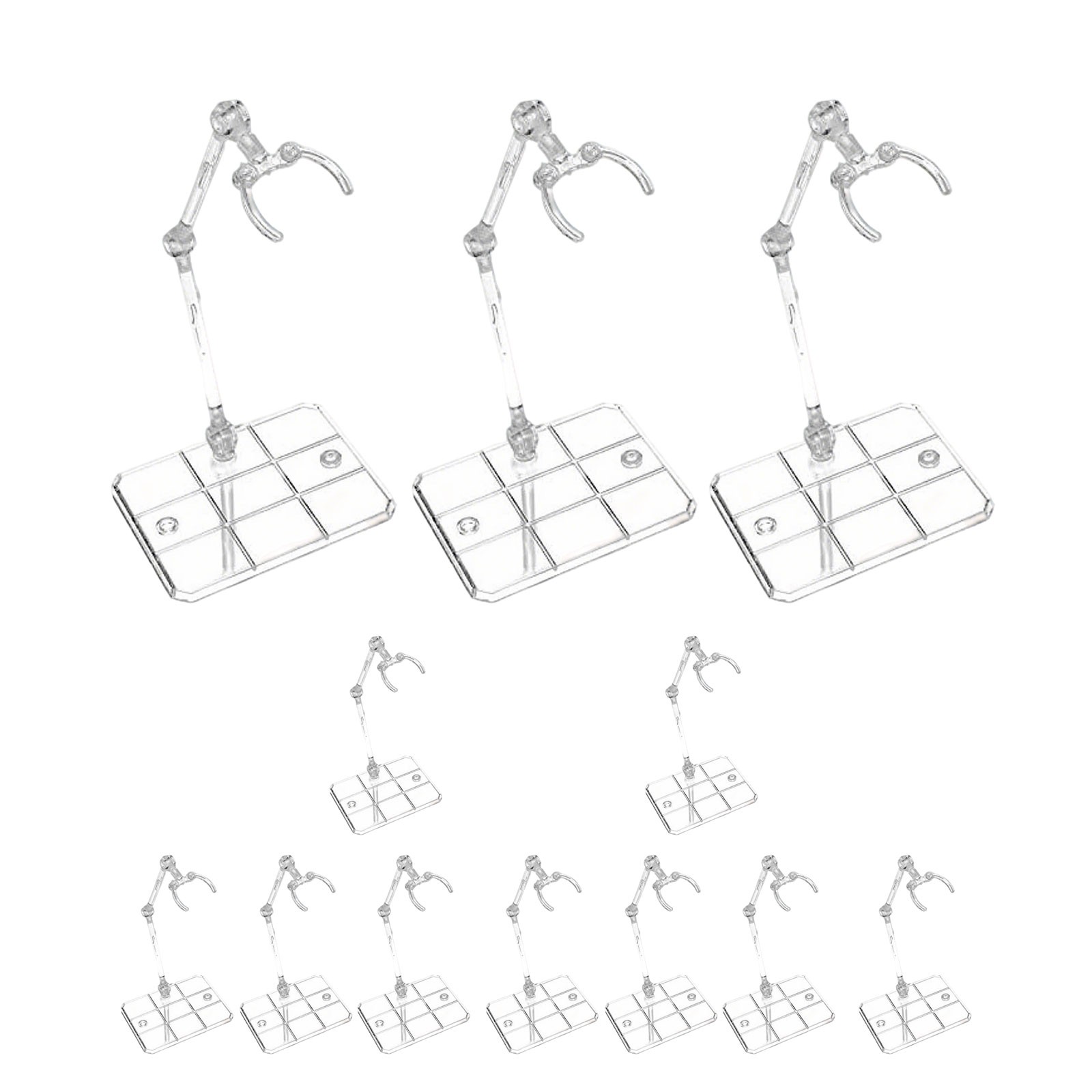 12Pc HG144 c Action Figure Display Holder Base Doll Model Support Stand.