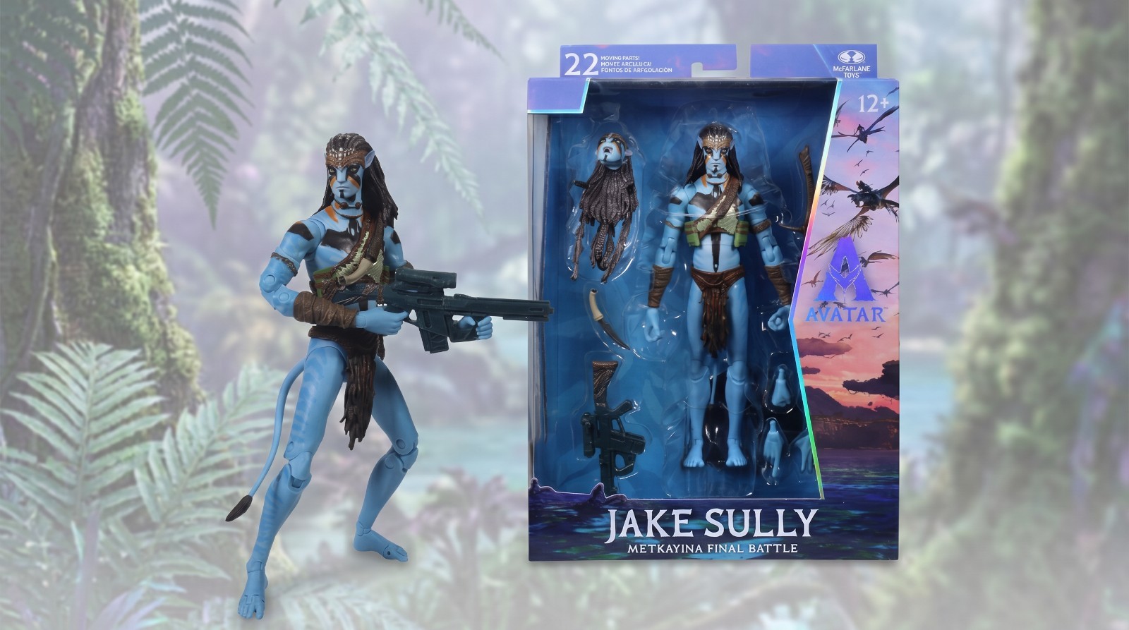 McFarlane Collector Ed #01 Jake Sully (Metkayina) — Avatar: Fire and Ash — NEW