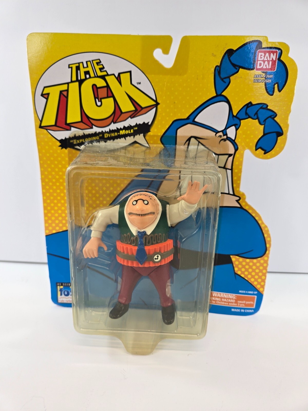 Bandai The Tick Exploding Dyna-Mole 6&Prime; Figure 1994