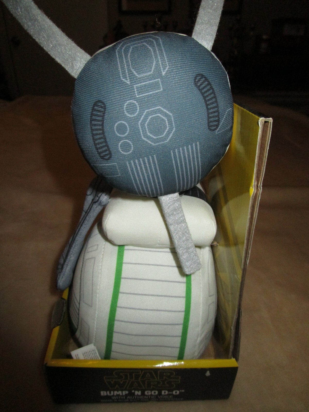 Star Wars Bump &lsquo;N Go D-O Plush 9 Inch NIB Toy Figure Ready to Roll & Make Sounds