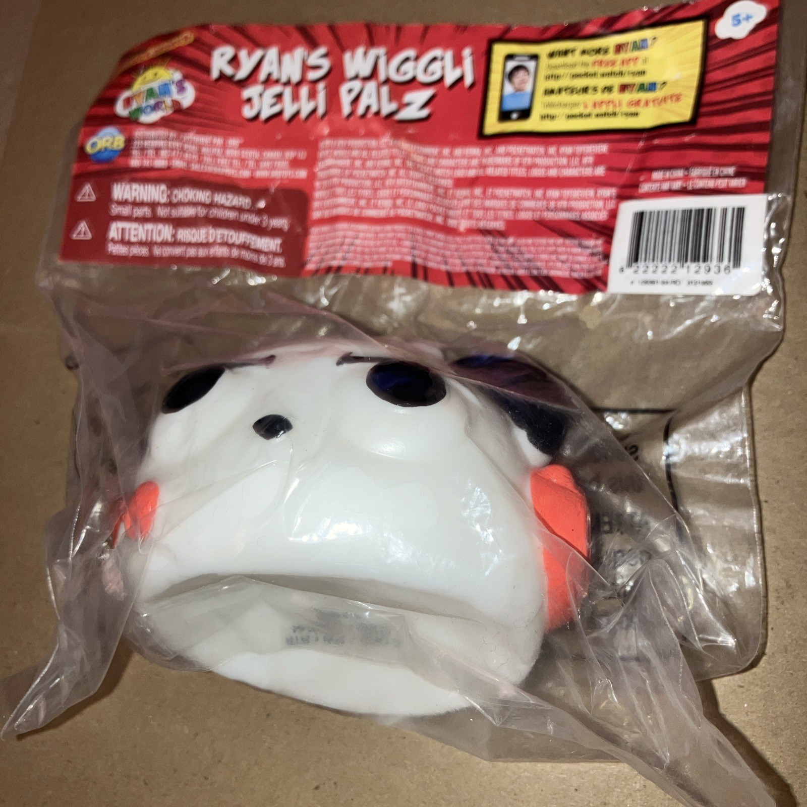 RYAN&rsquo;S WORLD WIGGLI JELLI PALZ POCKET WATCH 5+ YEARS WHITE SQUISH AND PLAY