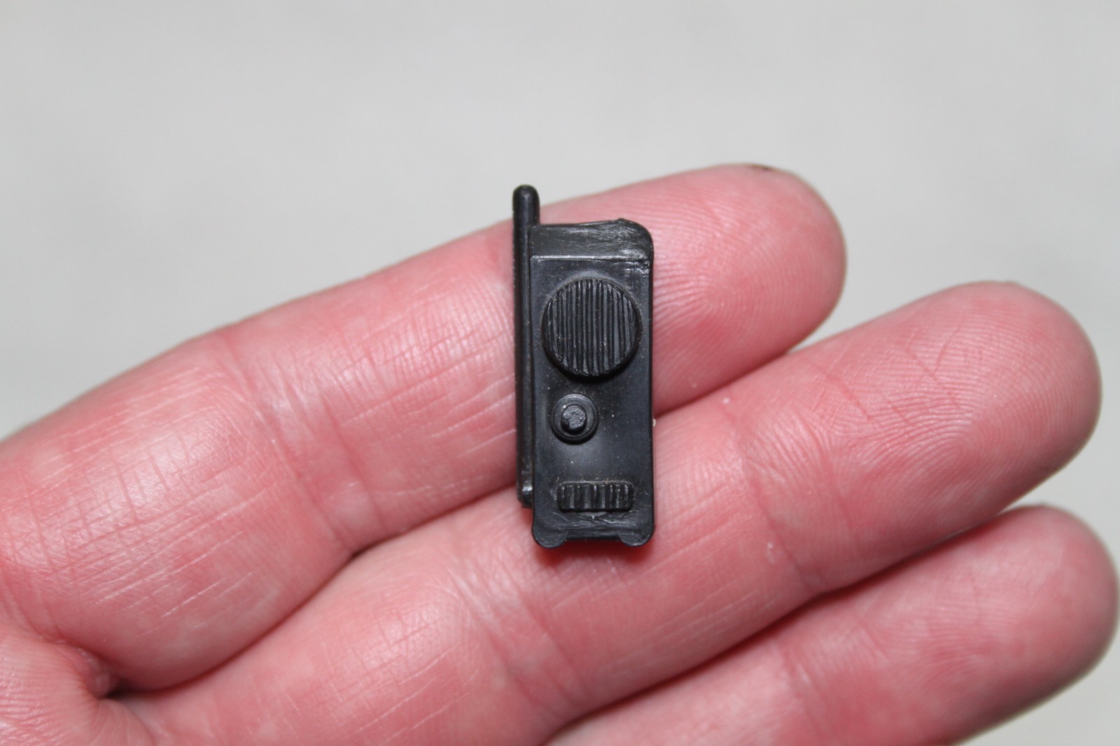 Vintage GI Joe Adventure Team – Black Unpainted Handheld Radio (Magnum Power)