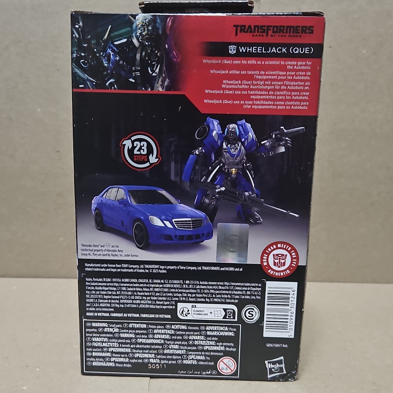 Hasbro Transformers Studio Series Wheeljack (Que) Transforming Car Robot Figure