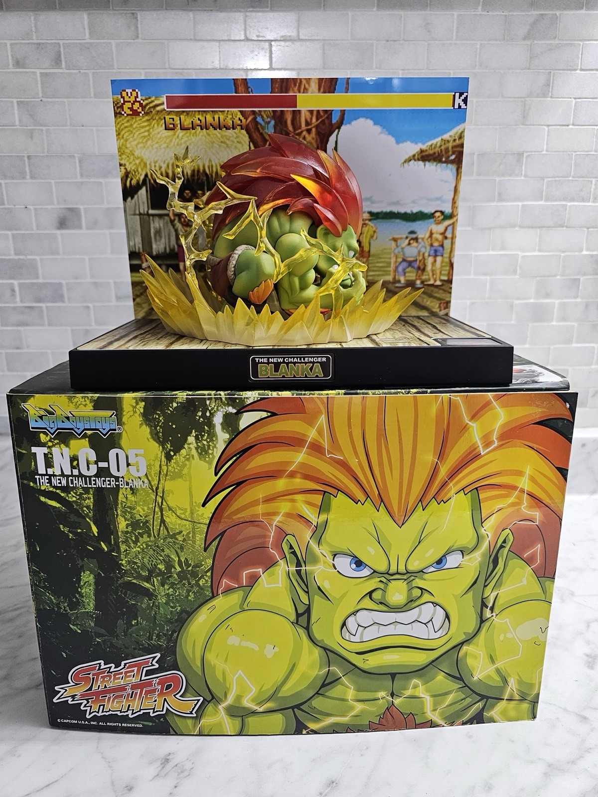 Street Fighter Figurine Blanka Big Boys Toys T.N.C-05 Statue