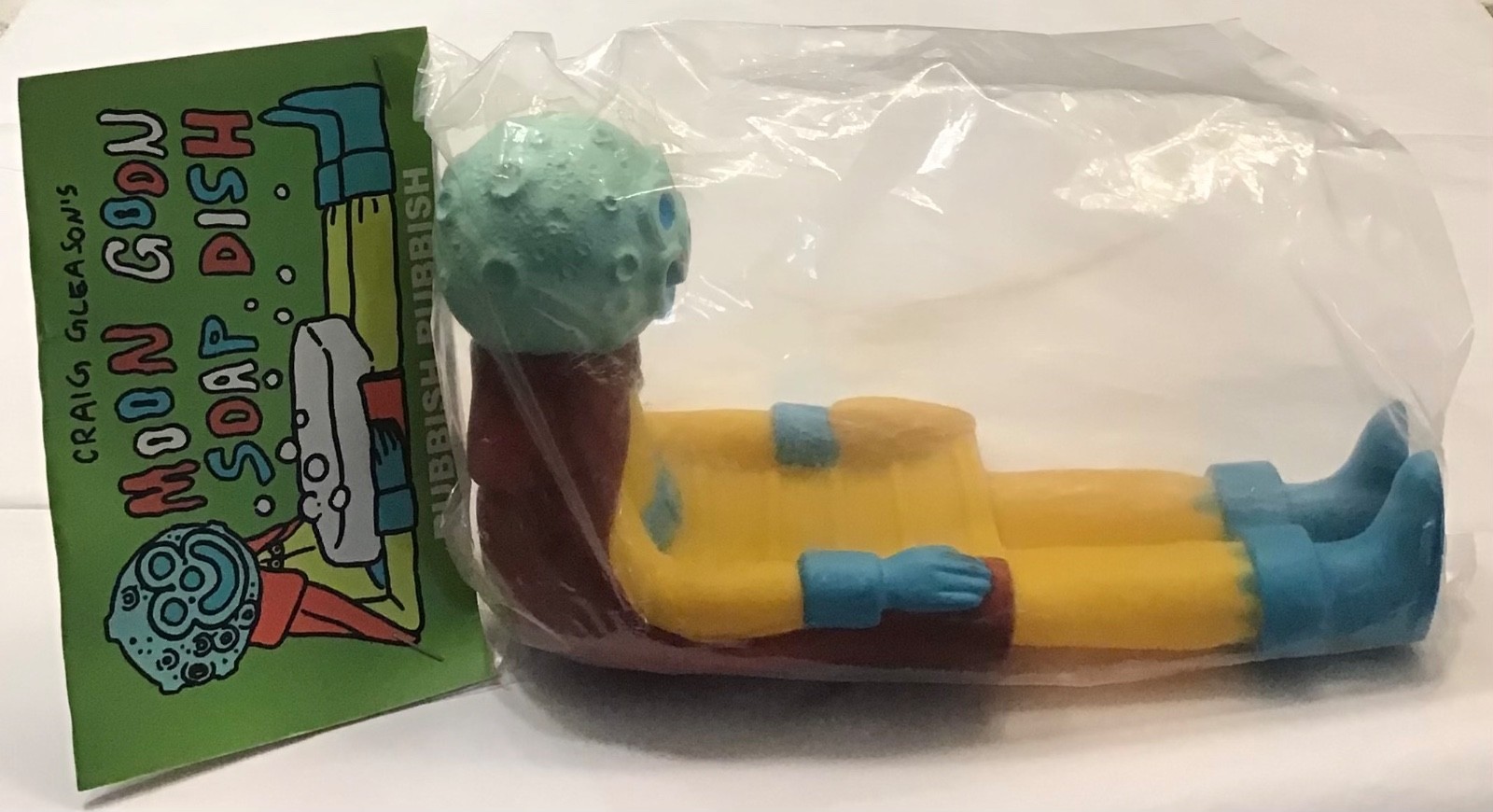 CRAIG GLEASON’S SCARCE SEALED MOON GOON HAND PAINTED LIMITED EDITION SOAP DISH