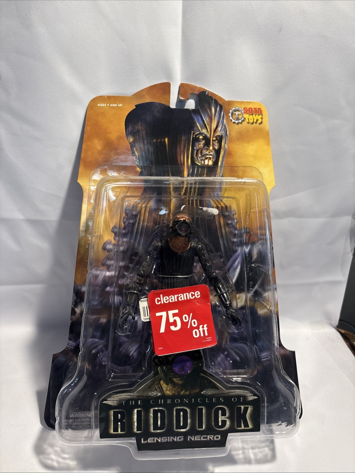 THE CHRONICLES of RIDDICK LENSING NECRO 7&Prime; Action Figure New Sealed Sota Toys