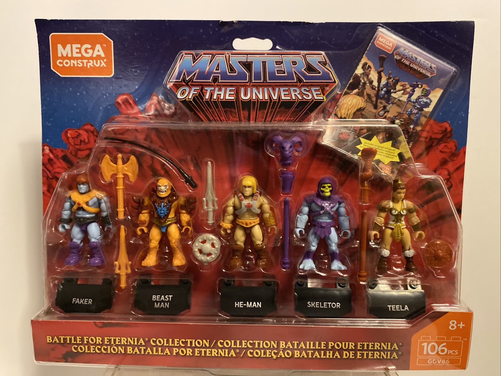2018 Masters of the Universe Mega Construx Battle for Eternia in Original Pack
