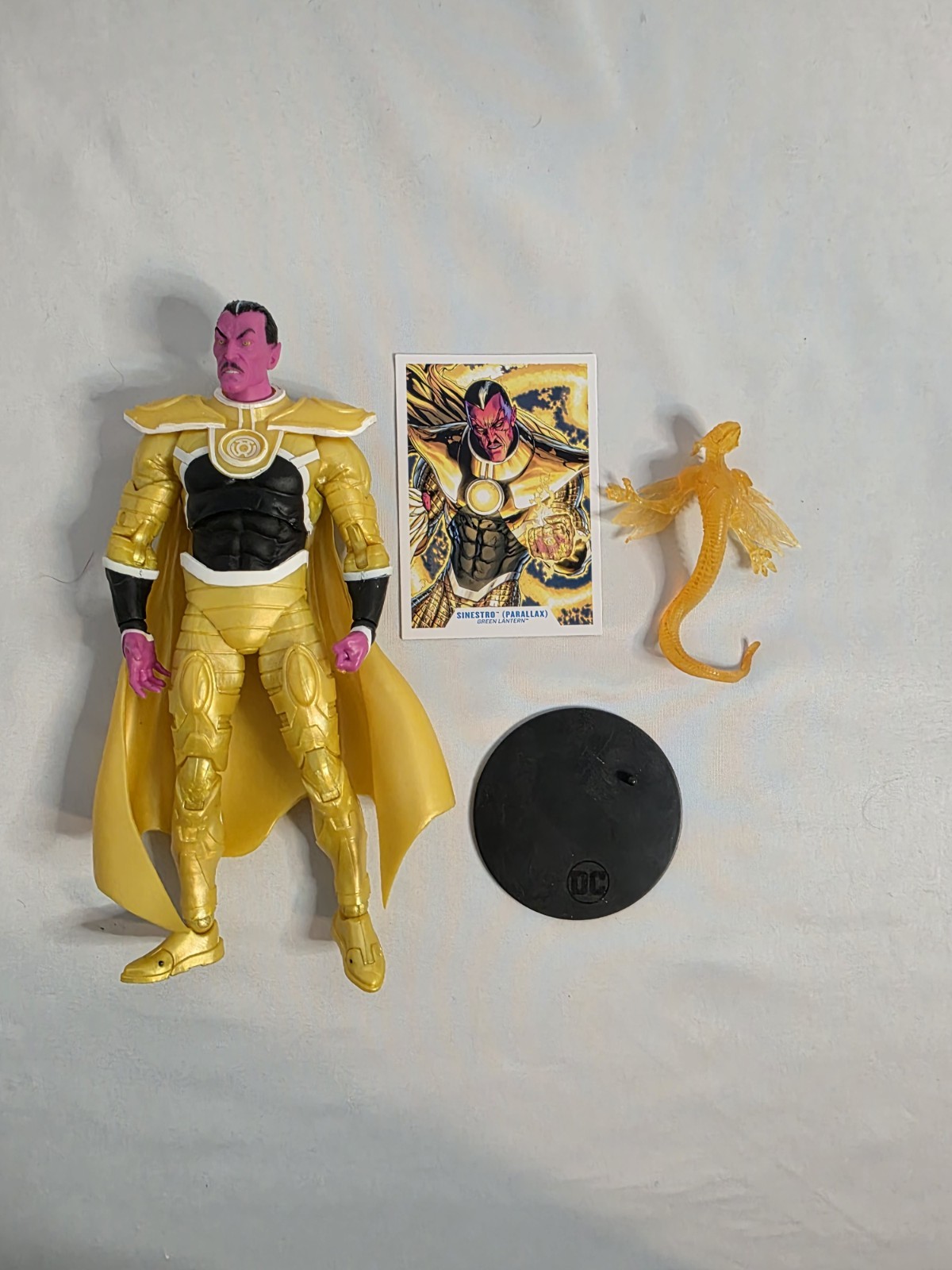 Mcfarlane DC Multiverse Series Sinestro Parallax Action Figure Complete Loose