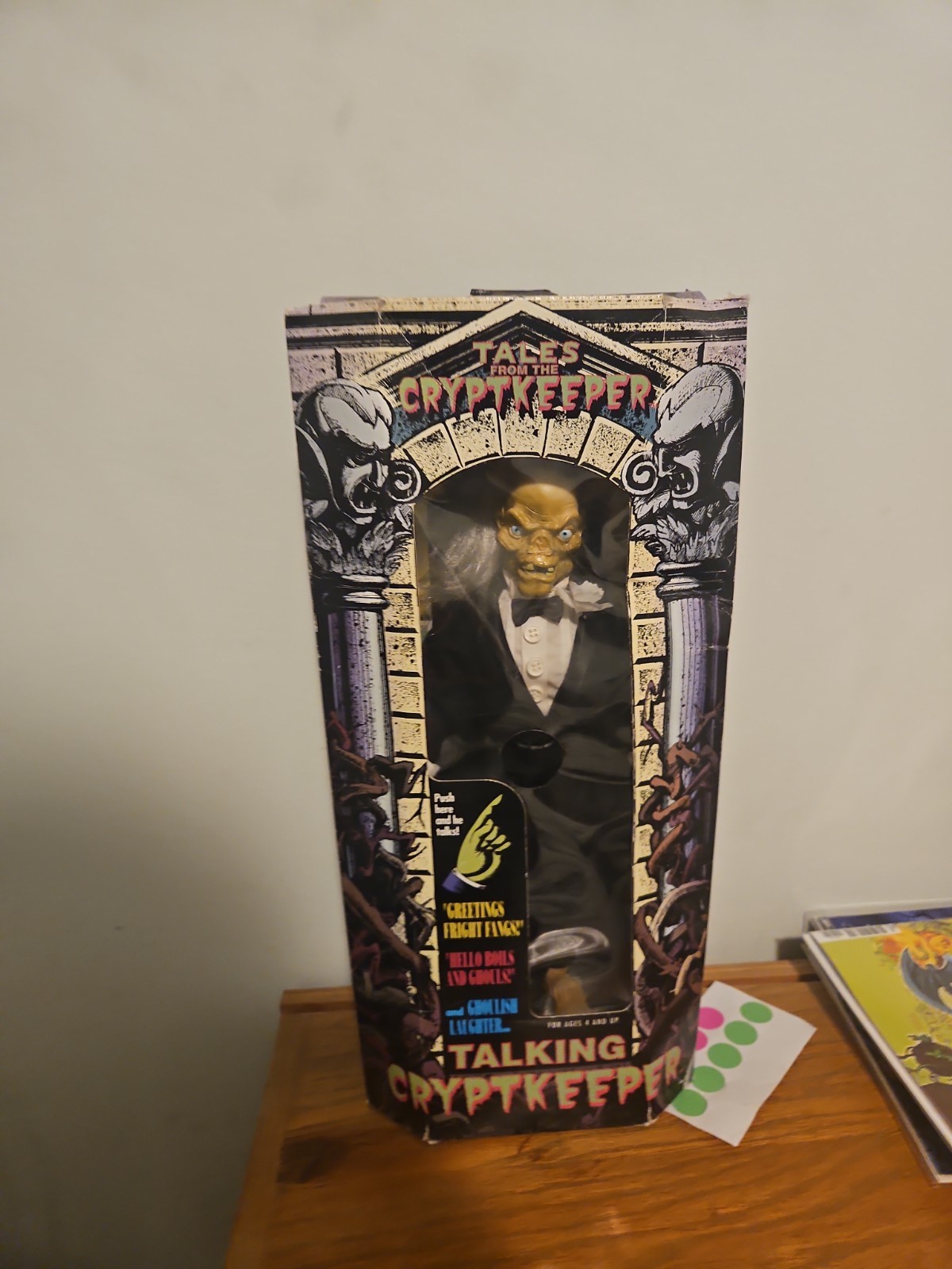 1993 Tales from the Crypt CRYPTKEEPER 12&Prime; Figure Doll Worn Box Untested