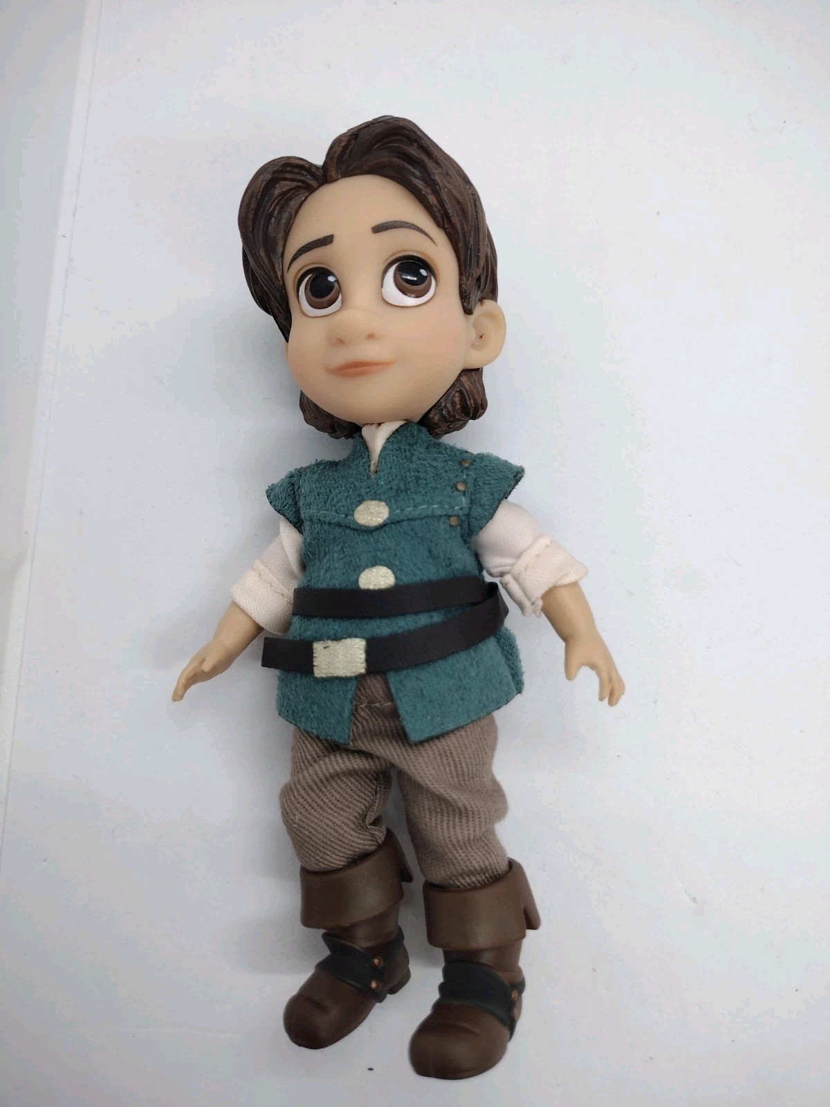 DISNEY STORE Animators Collection Lot Flynn Rider Rapunzel 5&Prime; toddler doll set
