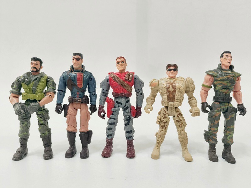 5pcs/lot the Corps Special Force Random Gi Joe Lanard Action Figure Toy 3.75&Prime; 08