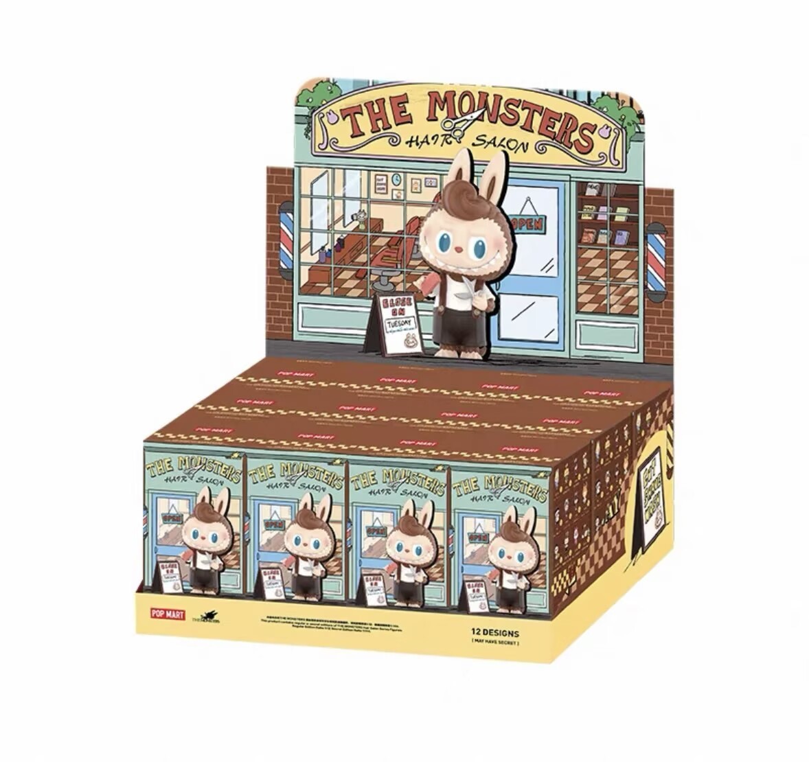 One Set(12pcs) Hair Salon Series Blind Box Confirmed Figure Toy Sealed