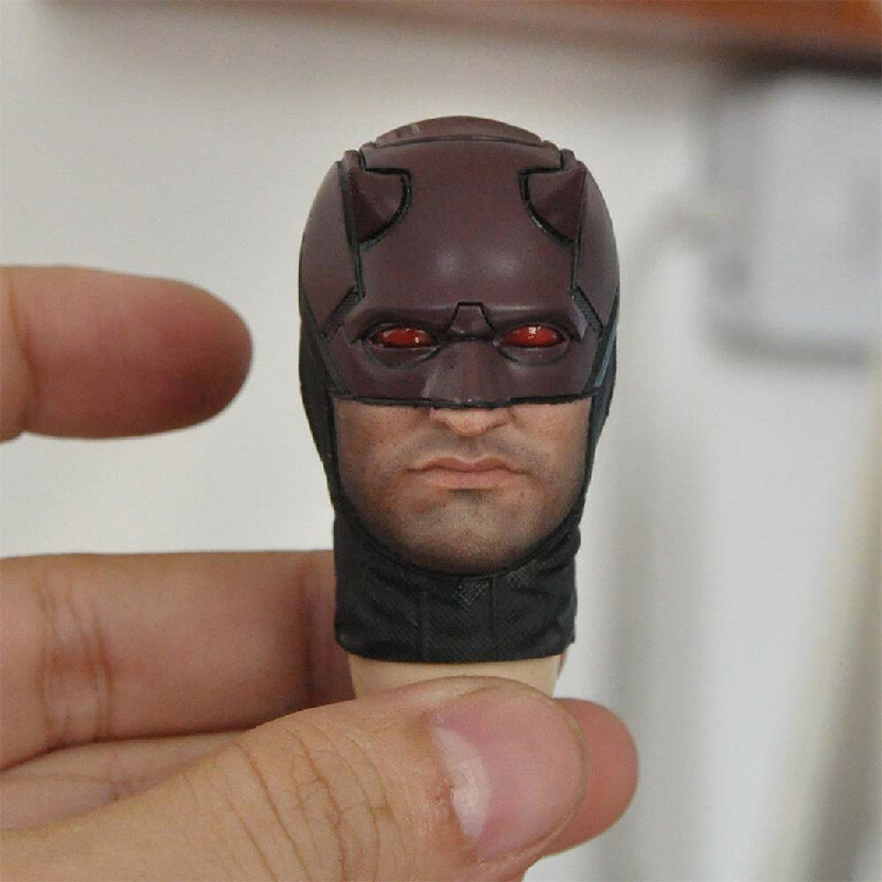 Delicate Paint 1/6 Daredevil Matt Murdock Charlie Cox Head Sculpt Fit 12&Prime; Figure