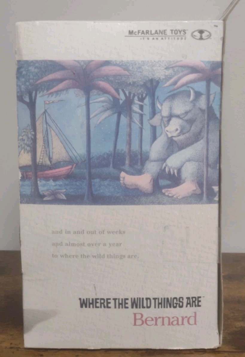 Where The Wild Things Are Bernard Figure McFarlane Toys Y2K New
