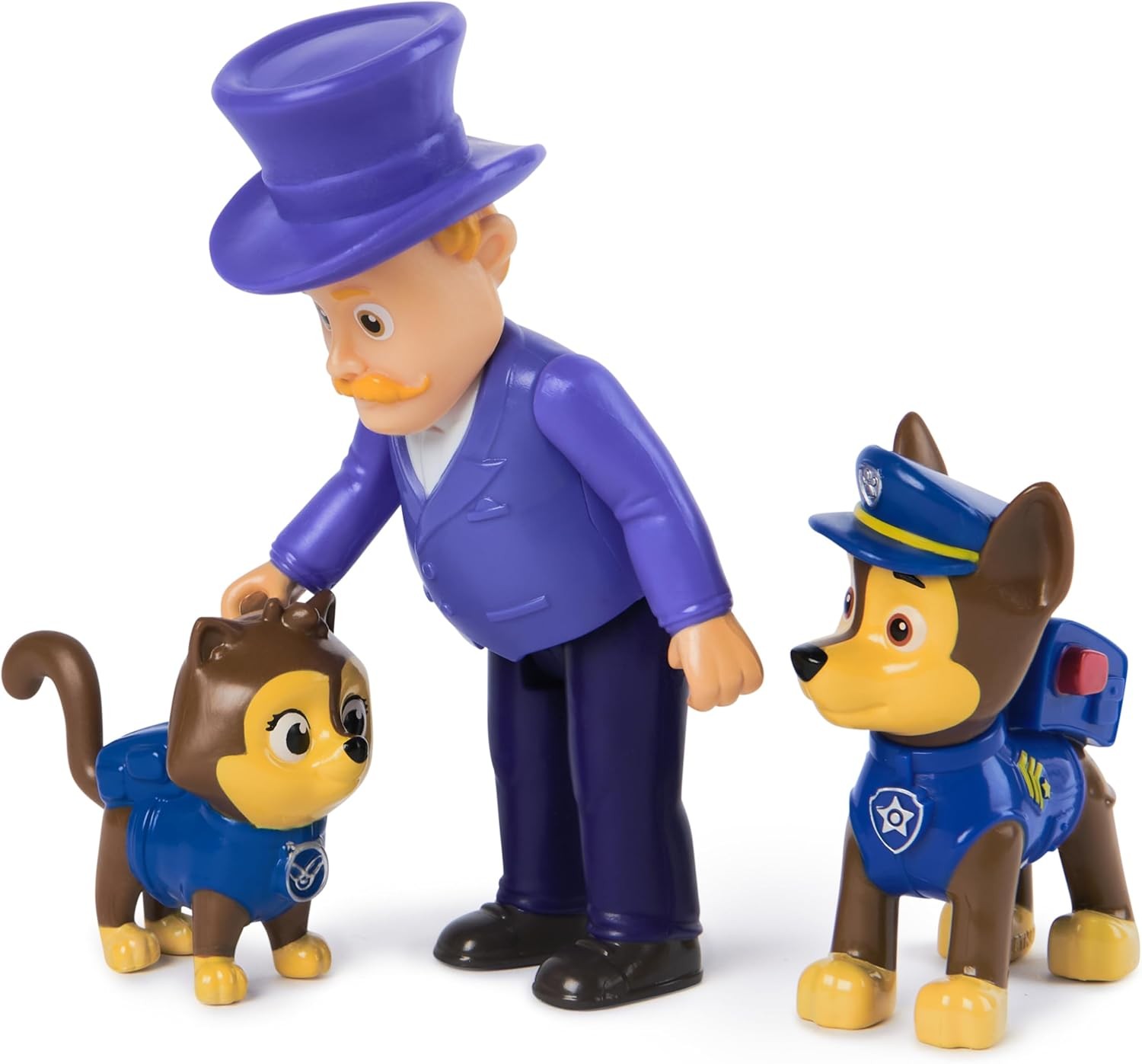 Chase & Humdinger Figures Set, Kids Toys for Boys and Girls Ages 3 an