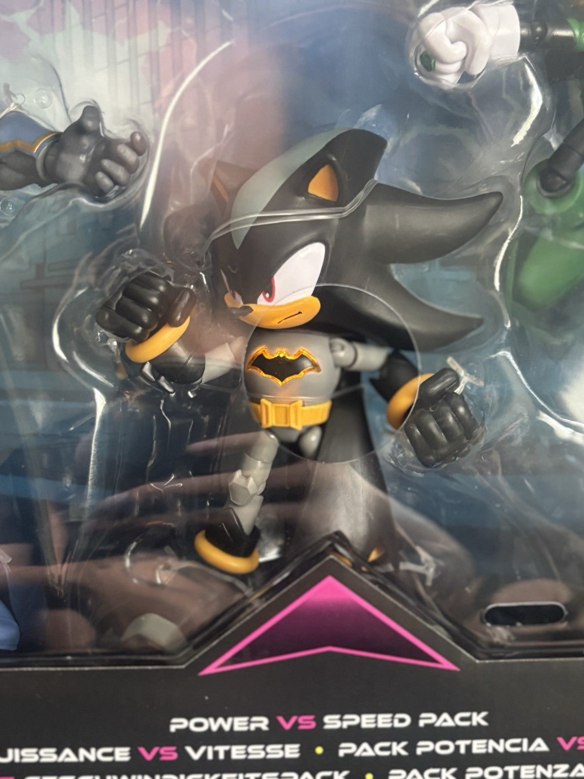 DC x Sonic the Hedgehog 5&Prime; Action Figure Multipack Power vs Speed 4 Pack IN HAND