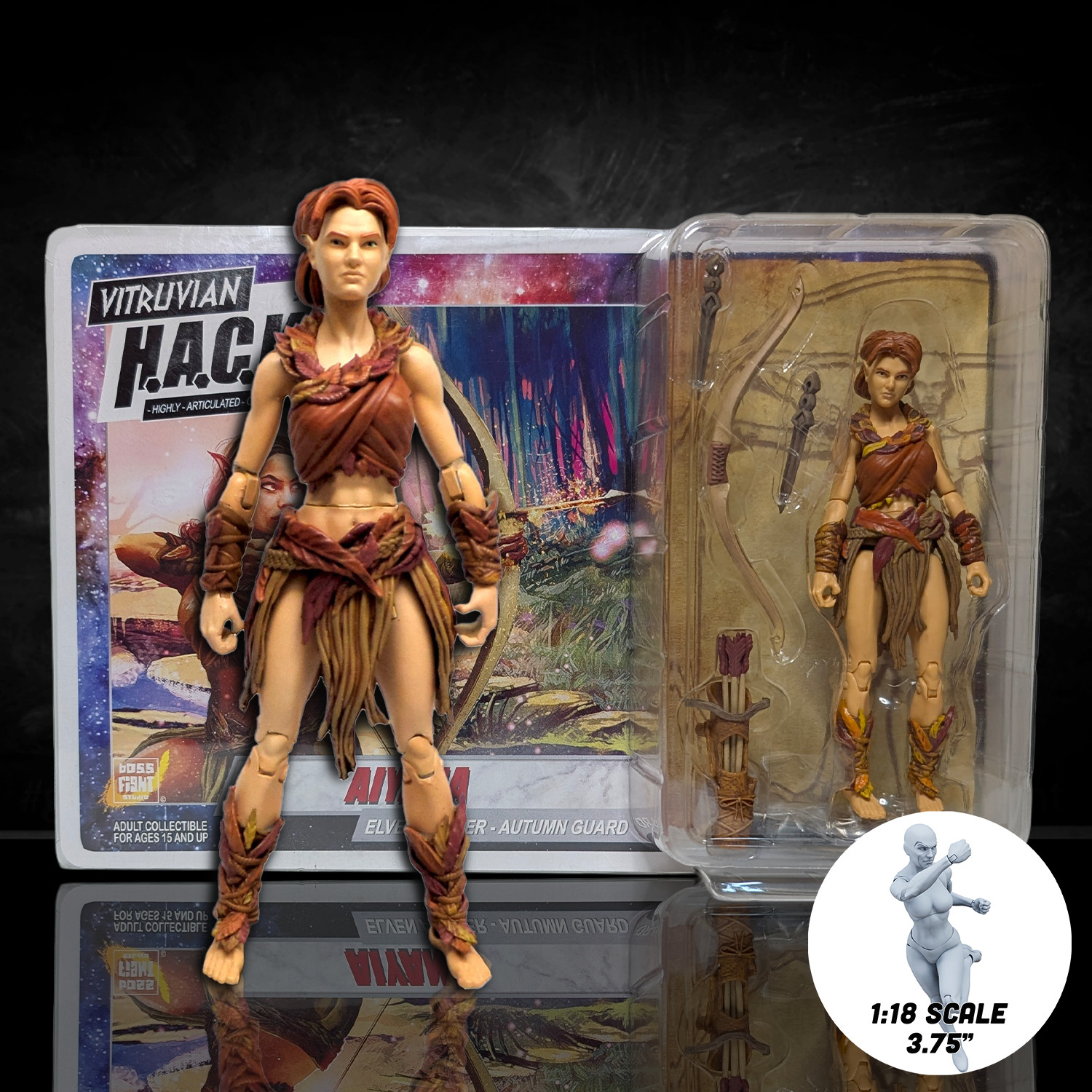 Aiyana Autumn Branch Elven Archer -Vitruvian H.A.C.K.S. Action Figure