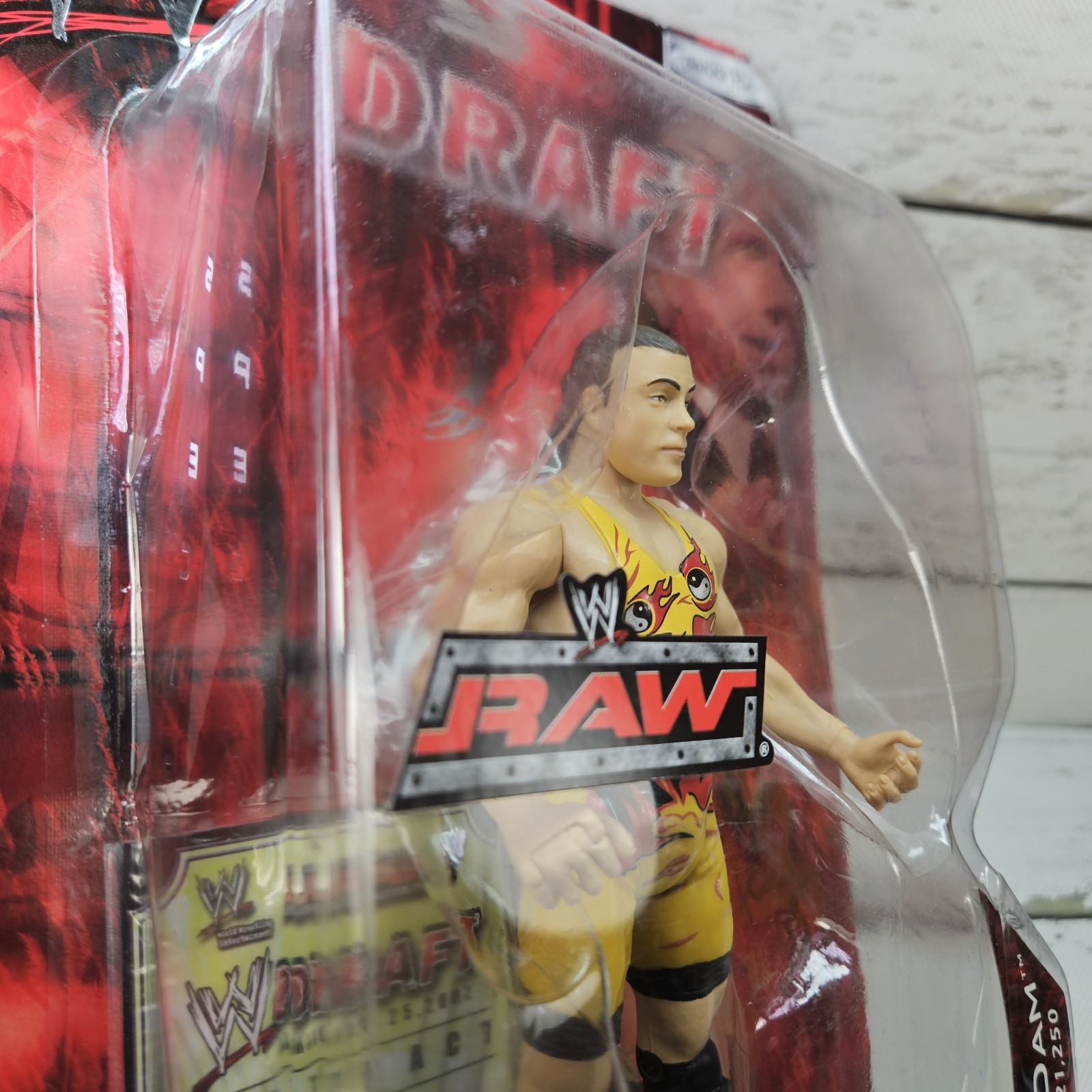 Jakks Pacific WWE Draft RAW Rob Van Dam Limited Edition 2002 Vintage 6&Prime; Figure