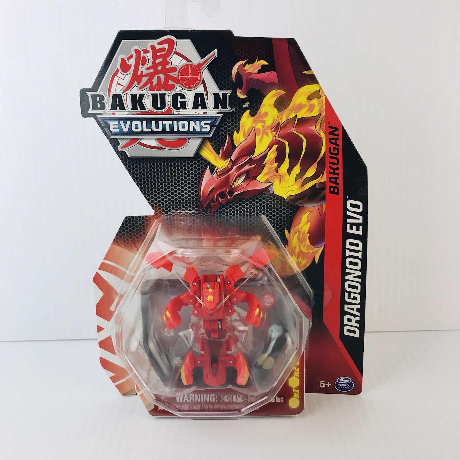 BAKUGAN EVOLUTIONS ACTION TOY & TRADING CARDS – RED DRAGONOID EVO NEW!