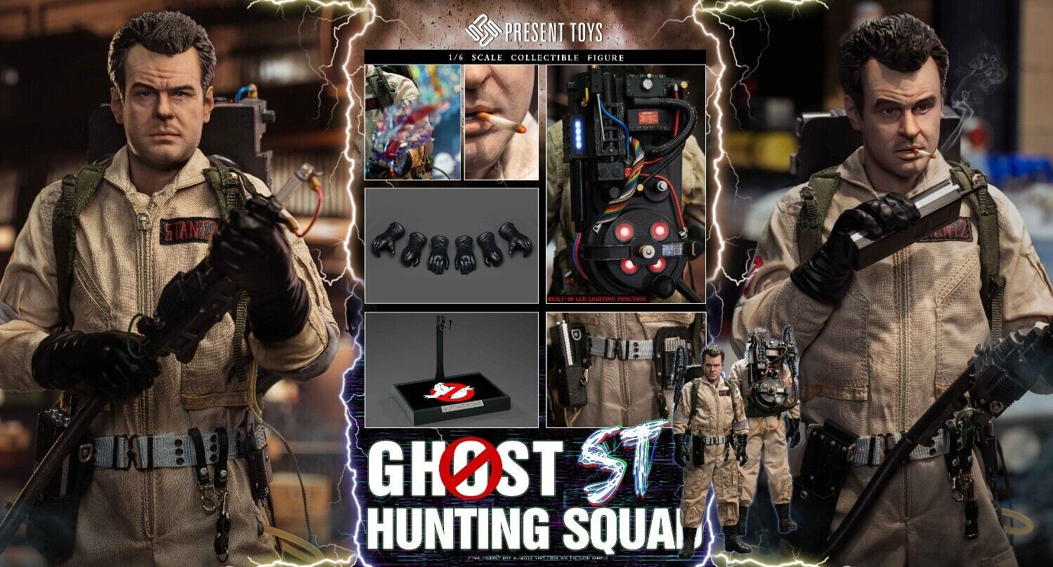 New PRESENT TOYS PT-sp77 1/6 Ghost Hunting Squad ST 12&Prime; Figure in stock