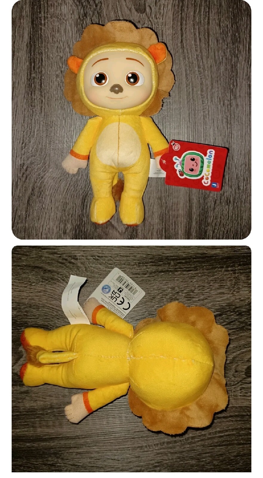 OFFICIAL Cocomelon JJ Lion Cat Feline 8&Prime; Plush Doll NWT