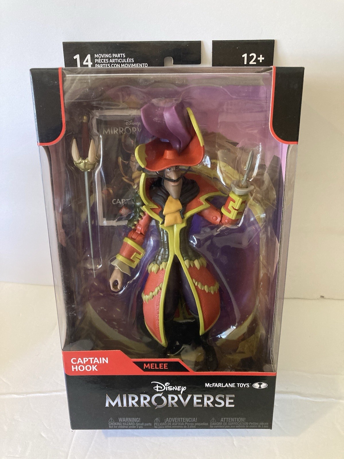 Disney Mirrorverse Wave 3 McFarlane Toys 7”Inch Captain Hook Melee New 2022