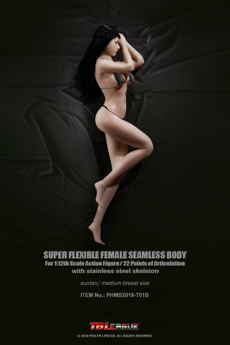 TBLeague 1/12 Phicen Figure Head Body Model Super Flexible Seamless 6&Prime; Doll Toy