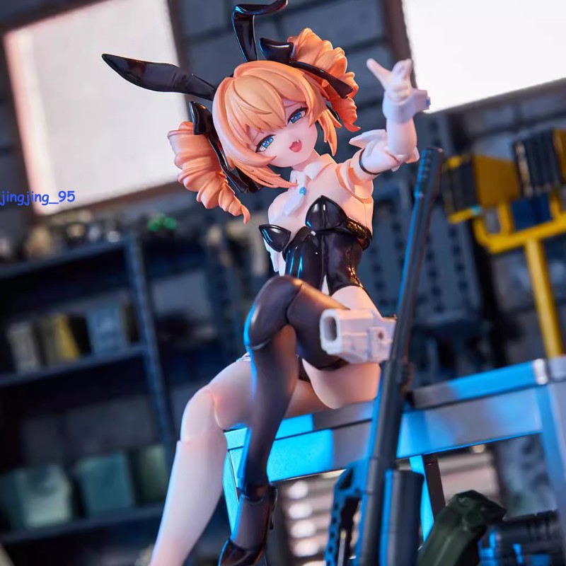 Bunny Rapid Action Squad Sniper Leoni‌‌ Desktop Ornament Model Figure Sculpture
