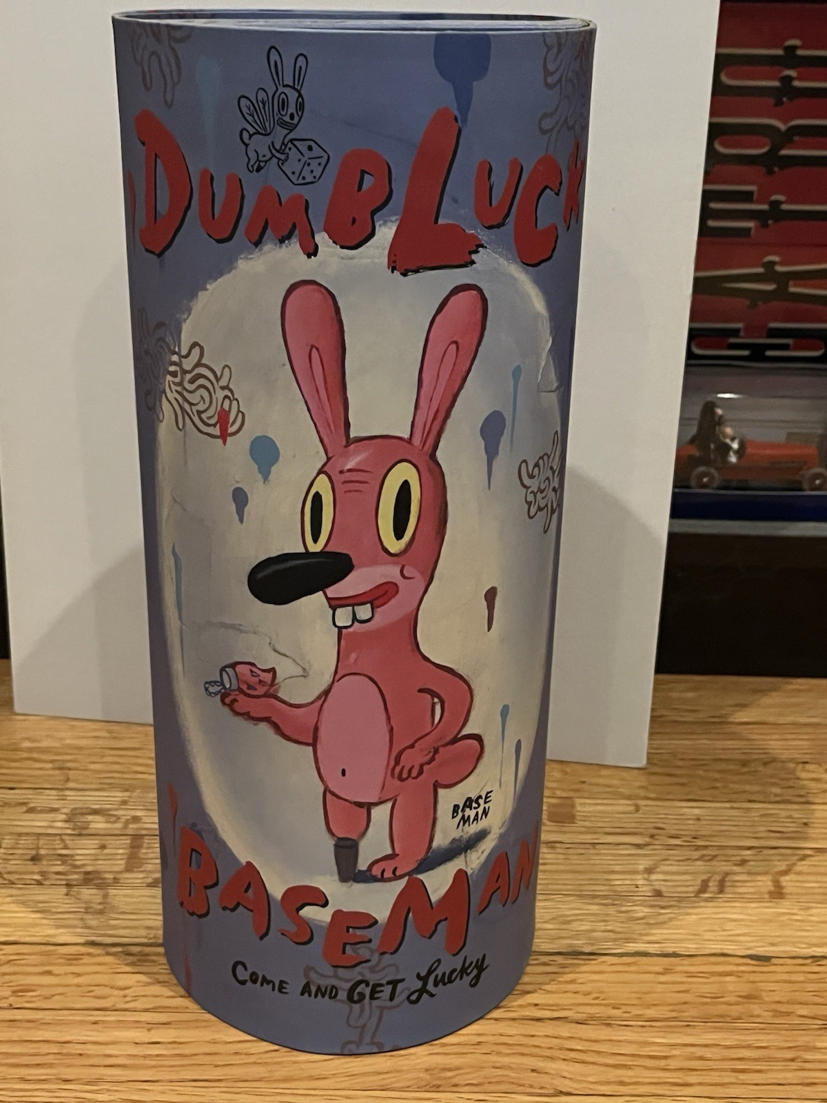 Gary Baseman 10&Prime; White Dumb Luck Rabbit LE #98/100 • RARE