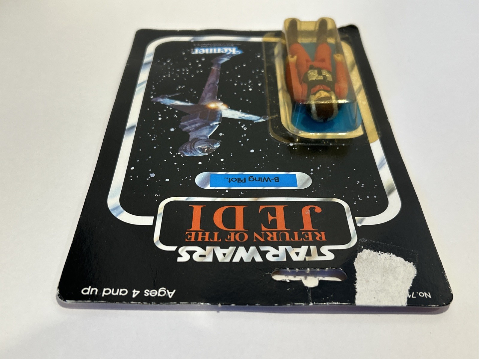 B-WING PILOT – 77 BACK – NEW & Sealed (Vintage Star Wars Figure) 1983 ROTJ