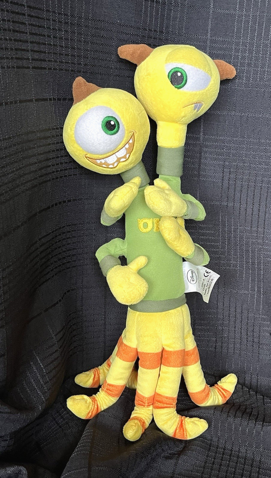 Disney Pixar Monsters University Terri & Terry Plush 16&Prime; Toy Two Headed Monster